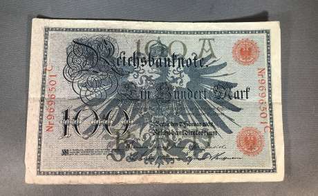 1908 German 100 Bank Note