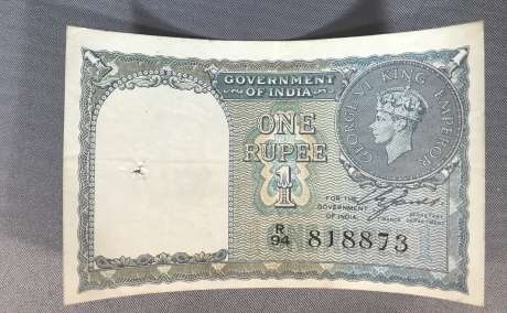 1940 India 1 Rupee